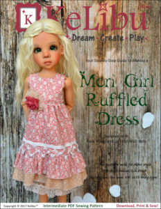 Mori Girl dress pattern for Kaye Wiggs MSD