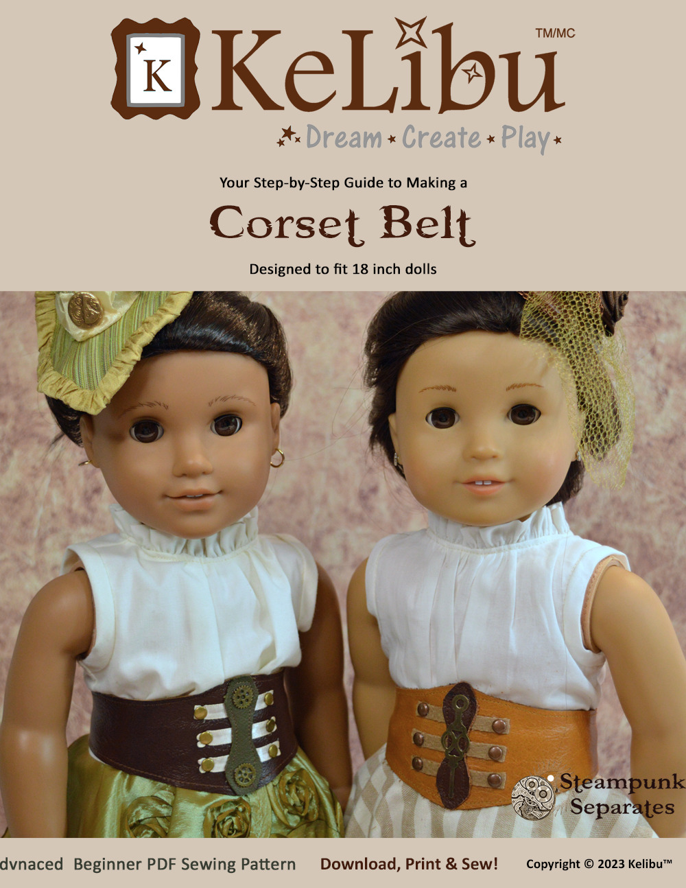 Corset Belt for 18 Inch Dolls
